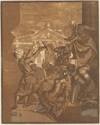 Pyhän Markuksen ihme (oikealla)