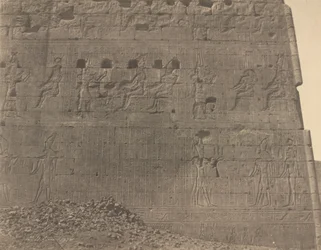 Edfu-veistoksia ja kirjoituksia itämaisille kasvoille, 1854.