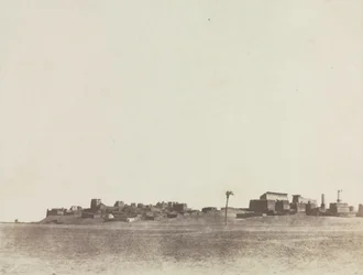 Näkymä Luxorista, 1854.