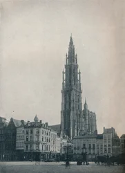 Neitsyt Marian katedraali, Antwerpen, Belgia, c1900 1914-1915