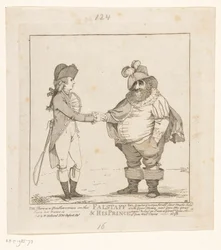 Fox ja Walesin prinssi, 1783 Falstaff ja hänen prinssi (nimi esineessä)