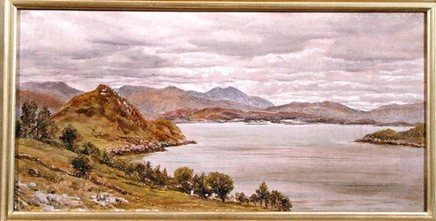 Katse ulos Loch Corriesta, 27. elokuuta 1885 (öljy kankaalle)