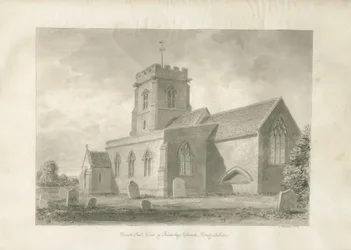 Aldridge Church: seepiapiirustus, 1847