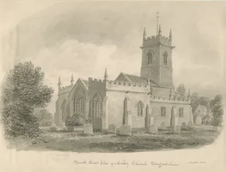 Ashley Church: seepiapiirustus