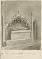 Audley Monuments - "Edward Vernon": seepiapiirros