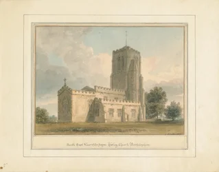Bedfordshire - Cockayne Hatleyn kirkko, 1817