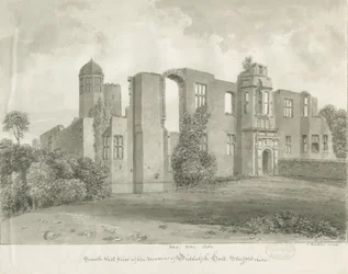 Biddulph Hall (vanha): seepiapiirustus