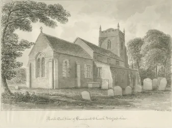 Caverswall Church: seepiapiirros