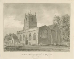 Elford Church: seepiapiirros, 1838