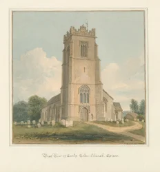 Essex - Earls Colne Church, 1824