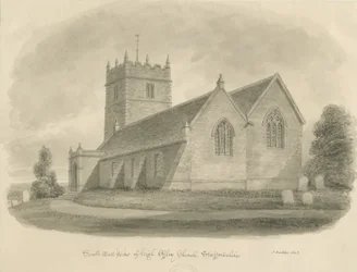 High Offley Church: seepiapiirros