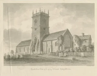 Lapley Church: seepiapiirustus