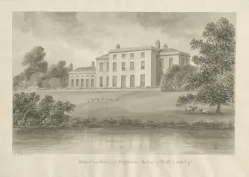 Milford House: seepiapiirustus