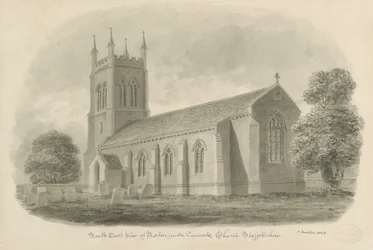 Norton Canes Church: seepiapesupiirros