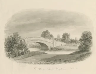 Rugeley Town - Silta: seepiapiirros, 1842