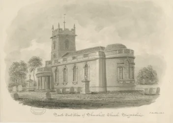 Shareshill Church: seepiapiirros, 1843
