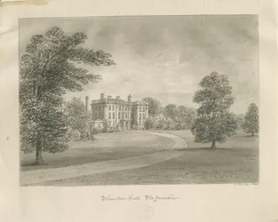 Shenstone Park - Hall: seepiapiirustus