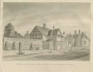 Stafford - [The White Lion Inn]: seepiapiirustus, 1842