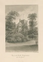 Tamworth Castle: seepiapesupiirros