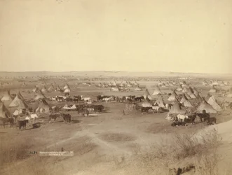 Vihamielinen intiaanileiri, 1891