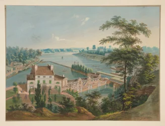 Vesi toimii Fairmount Parkissa Philadelphiassa