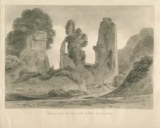 Alton Castle: seepiapiirros, 1841