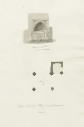 Dieulacres Abbey: seepiapiirustus
