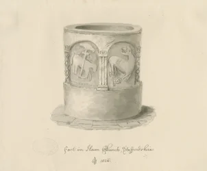 Fontti Hamin kirkossa, 1826