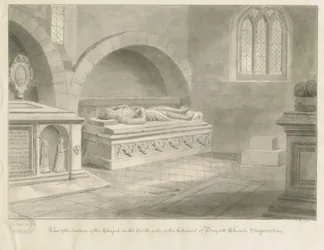 Draycott in the Moorsin kirkon sisätila, 1841