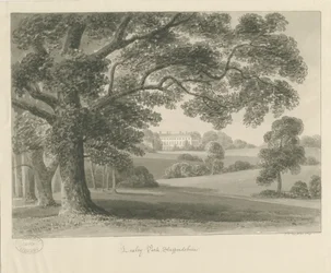 Loxley Park: seepiapiirustus, 1841