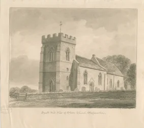 Stowe Church: seepiapesupiirros