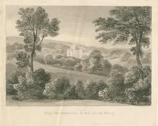 Wootton Lodge: seepiapiirros, 1841