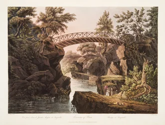 Pariisin ympäristö, Bagatellen silta, kuvitus Versailles