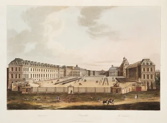 Sisäänkäynti, kuvitus Versailles