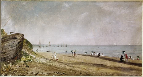 Brighton Beach (öljy kankaalle
