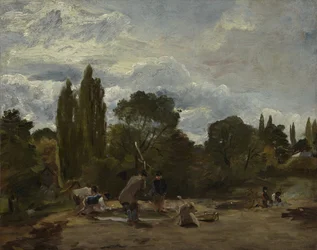 Flailing Nauriin päät, East Bergholt, n.1812-15