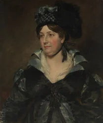 Rouva James Pulham Sr. Frances Amys, n. 1766-1856, 1818.