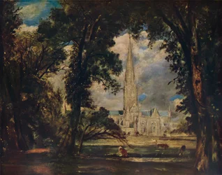 Salisburyn katedraali, vuonna 1823
