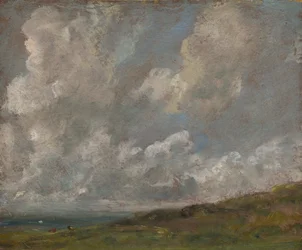 Tutkimus pilvistä maiseman yllä, n. 1821-22