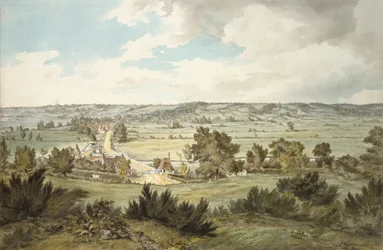 Stour-laakso Stratford St Maryn kanssa nähtynä Dedhamin läheltä, 1800