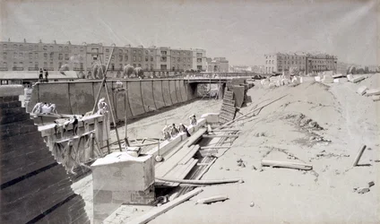 Hampstead Road Bridge, Camdenin puolelta, 11. elokuuta 1836 (kynä ja muste ja pesu paperille)