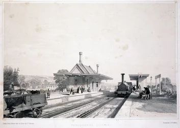 Pangbournen asema, 1846