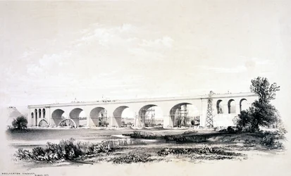 Wolverton Viaduct, elokuu 1837
