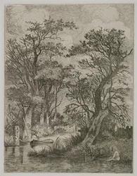 Riverscene, pubi. J. & W. Freeman, 1821