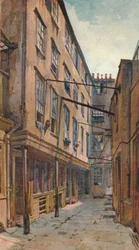 Golden Buildings, Strand, Westminster, Lontoo, c1880 1926