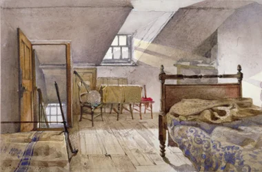 Sisäkuva Marshalsean vankilasta, Borough High Street, Southwark, Lontoo, 1887