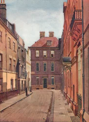 Tuomari Jeffreys House, Delahay Street, Westminster, Lontoo, 1880 1926.