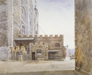 Ordnance Office White Towerin alaosassa, Tower of London, Stepney, Lontoo, 1883