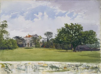 Sivunäkymä Turret Housesta, Lambeth, 1880