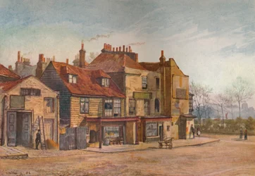 Näkymä Lawrence Streetille, Chelsea, Lontoo, 1882